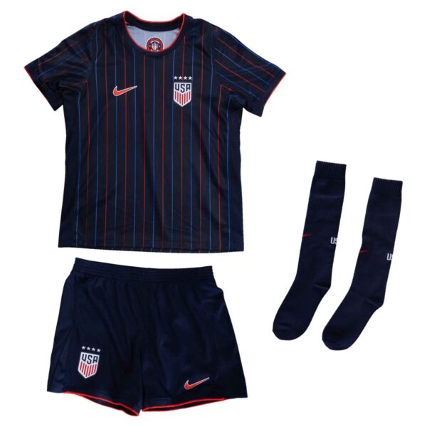 25/26 Kids USA Away Kit