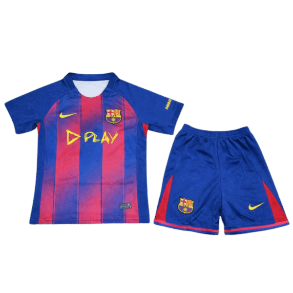 25/26 Kids Barcelona Ed Sheeran Kit