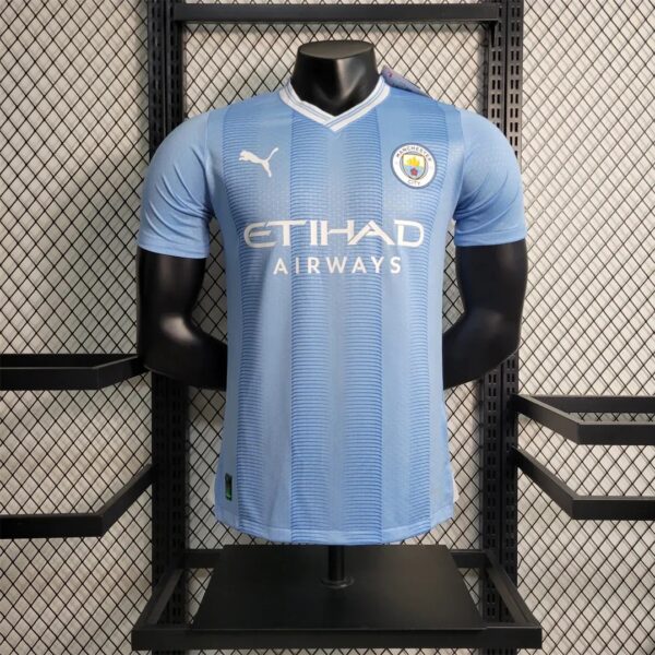  Manchester City 2023-2024 Home Shirt Player Edition