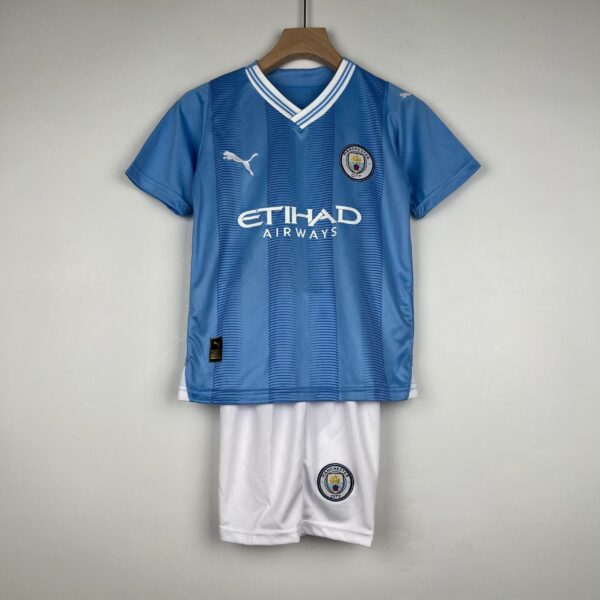Manchester City Home Shirt 2023-2024 Season (Kids)