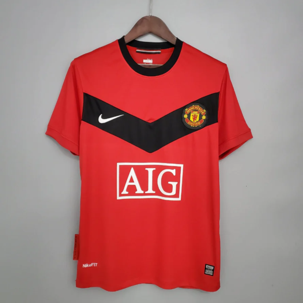 Manchester United's home shirt for the 2009-2010 season